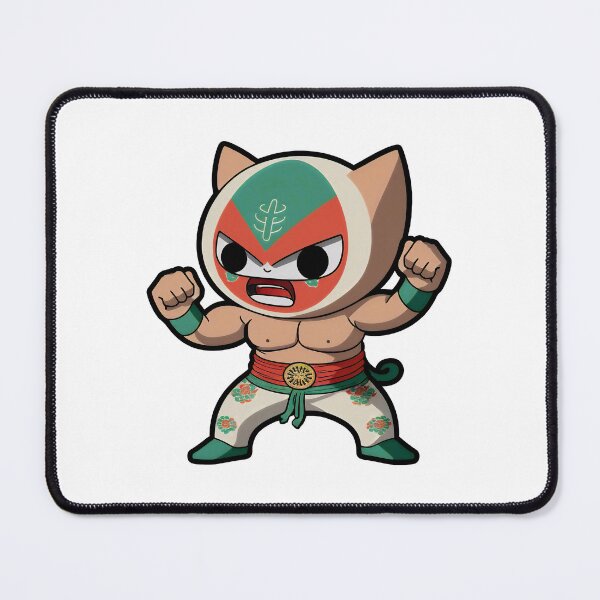 Artikelvorschau, Lucha Libre Katzen | Mexikanische Wrestling | Kawaii-Katzen | Chibi-Katzen | Anime-Katzen | Lucha Libre Katzen 12 entworfen und verkauft von Catcosm.