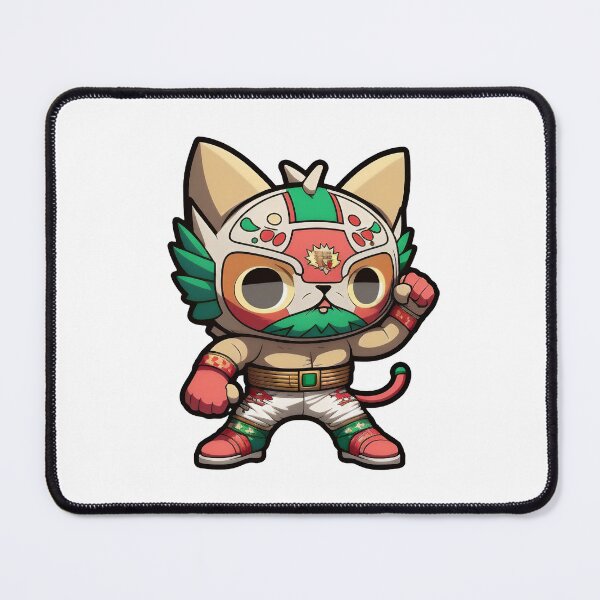 Artikelvorschau, Lucha Libre Katzen | Mexikanische Wrestling | Kawaii-Katzen | Chibi-Katzen | Anime-Katzen | Lucha Libre Katzen 13 entworfen und verkauft von Catcosm.