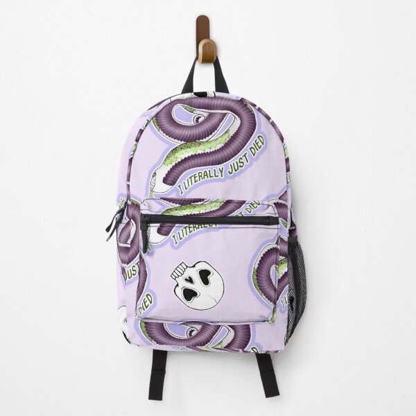 Item preview, I Literally Just Died Hognose Skulls Pattern Purple designed and sold by Kirin-Riki.
