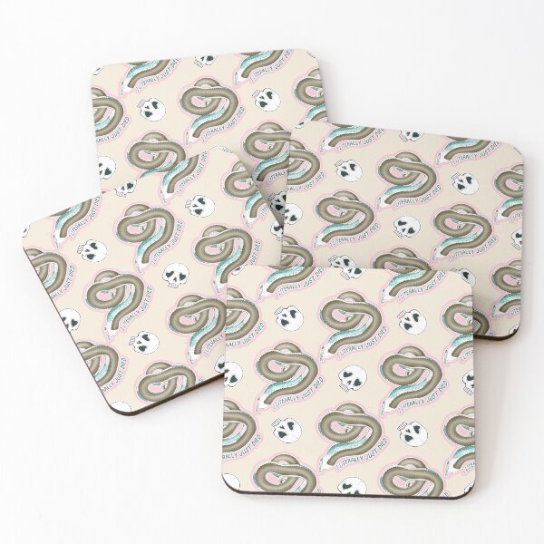 Item preview, I Literally Just Died Hognose Skulls Pattern Peach designed and sold by Kirin-Riki.