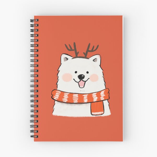 Item preview, Samoyed reindeer Christmas gift! designed and sold by Sophieeeeehu.