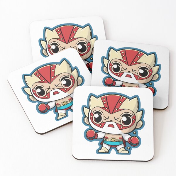 Artikelvorschau, Lucha Libre Katzen | Mexikanische Wrestling | Kawaii-Katzen | Chibi-Katzen | Anime-Katzen | Lucha Libre Katzen 15 entworfen und verkauft von Catcosm.