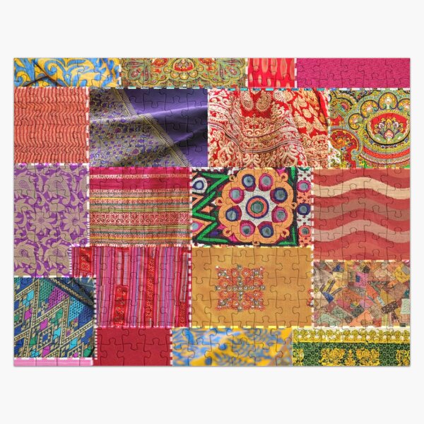Puzzle American patchwork quilt, 1 000 pieces