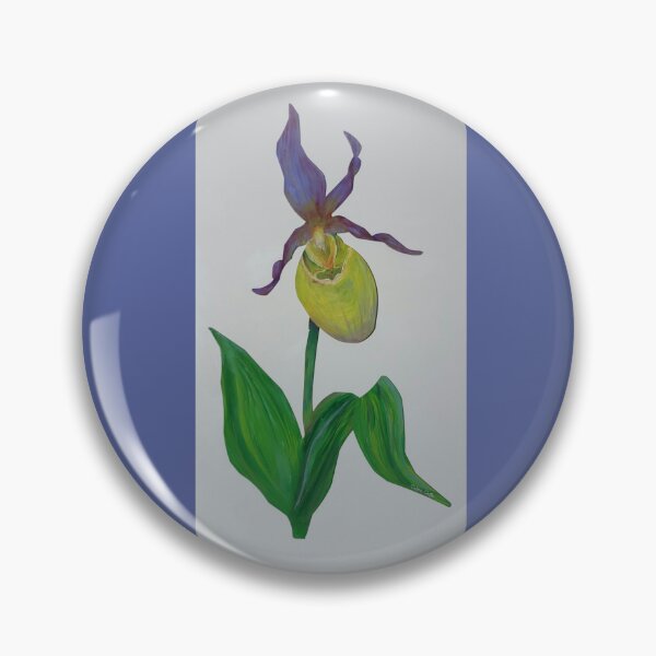 Item preview, Yellow Lady's Slipper Orchid designed and sold by Debbie Center.