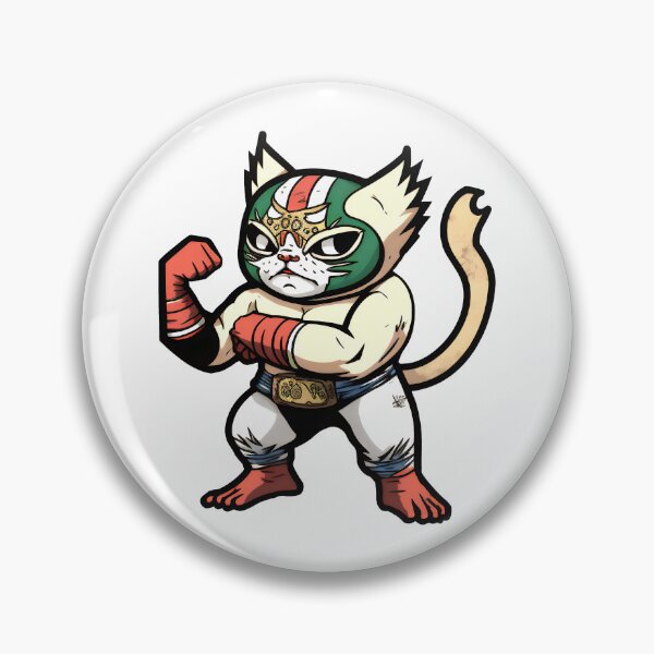 Artikelvorschau, Lucha Libre Katzen | Mexikanische Wrestling | Kawaii-Katzen | Chibi-Katzen | Anime-Katzen | Lucha Libre Katzen 16 entworfen und verkauft von Catcosm.