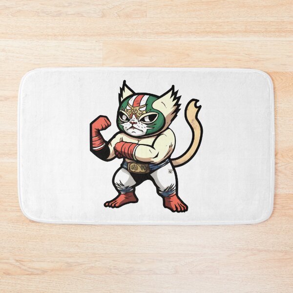 Artikelvorschau, Lucha Libre Katzen | Mexikanische Wrestling | Kawaii-Katzen | Chibi-Katzen | Anime-Katzen | Lucha Libre Katzen 16 entworfen und verkauft von Catcosm.