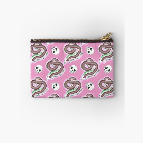 Item preview, I Literally Just Died Hognose Skulls Pattern Pink designed and sold by Kirin-Riki.