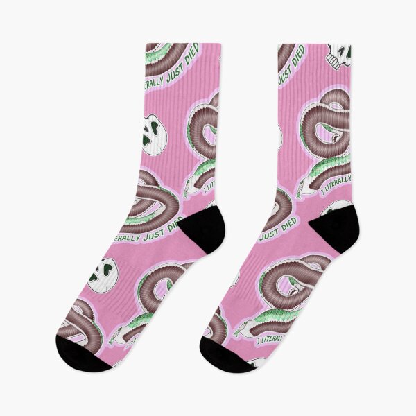 Item preview, I Literally Just Died Hognose Skulls Pattern Pink designed and sold by Kirin-Riki.