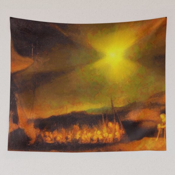 Item preview, Star of Bethlehem Painting 5 designed and sold by ONE-ART.
