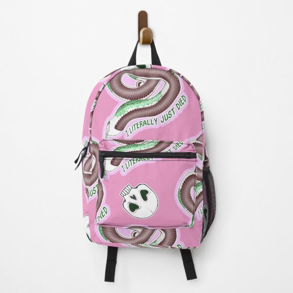 Item preview, I Literally Just Died Hognose Skulls Pattern Pink designed and sold by Kirin-Riki.