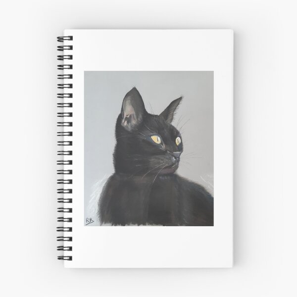 Item preview, Original Pastel Haughty Black Cat by Roxane Rochelle designed and sold by ROXANEDS.