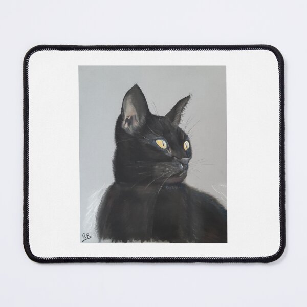 Item preview, Original Pastel Haughty Black Cat by Roxane Rochelle designed and sold by ROXANEDS.