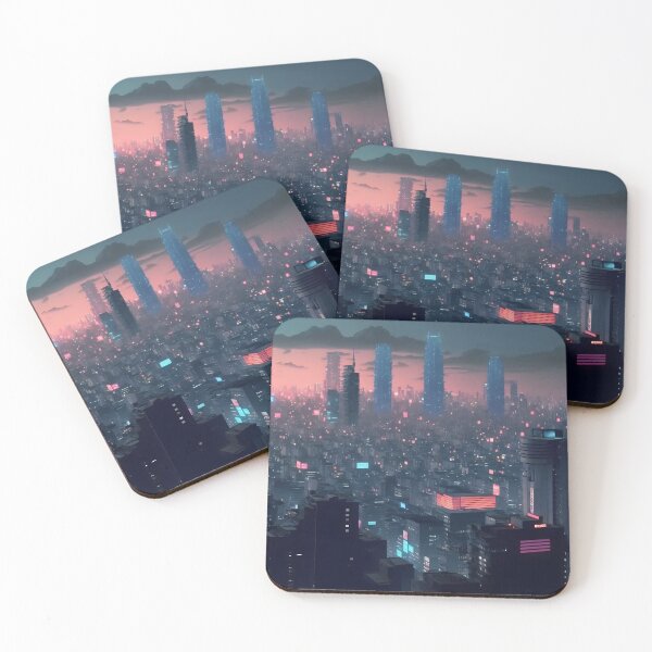 Item preview, Ultra-Massive Futuristic Cityscape designed and sold by Foodcolored.