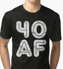 40 AF Tri-blend T-Shirt