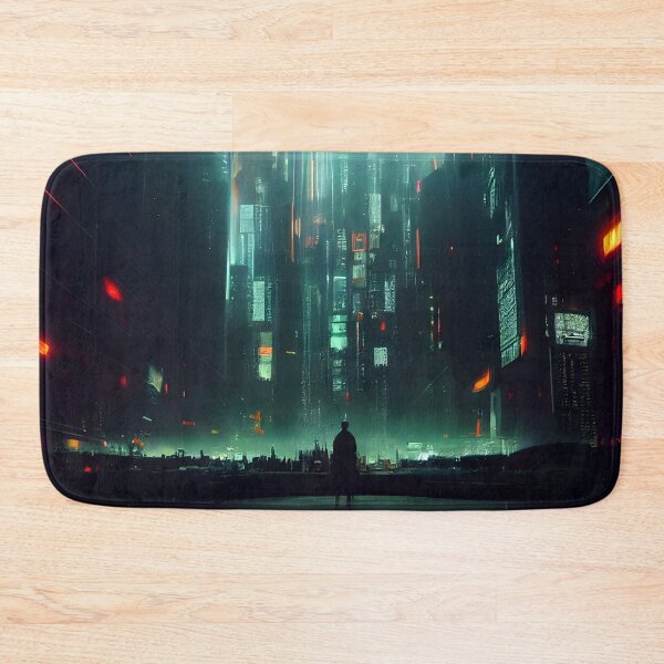 Item preview, Futuristic Dystopian City designed and sold by Foodcolored.