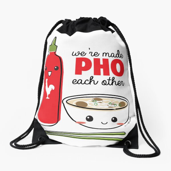 We're Made PHO Each Other Drawstring Bag