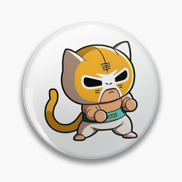 Artikelvorschau, Lucha Libre Katzen | Mexikanische Wrestling | Kawaii-Katzen | Chibi-Katzen | Anime-Katzen | Lucha Libre Katzen 027 entworfen und verkauft von Catcosm.