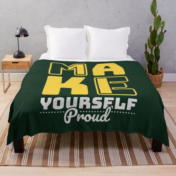 Item preview, Make Yourself Proud Positive Words Quotes designed and sold by halleinstyle.
