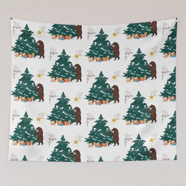 Item preview, Christmas Time Forest Animals designed and sold by FortuneCookieTs.