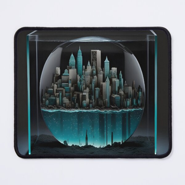Item preview, City Behind Glass Aesthetic designed and sold by Foodcolored.