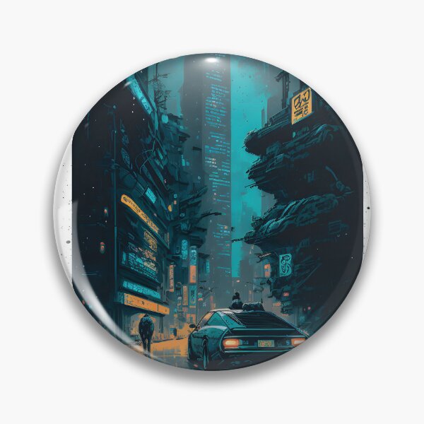 Item preview, Futuristic Dystopian Style Cityscape Car designed and sold by Foodcolored.