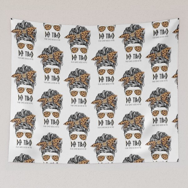 Item preview, Def Tired Pour Some Coffee On Me designed and sold by FortuneCookieTs.