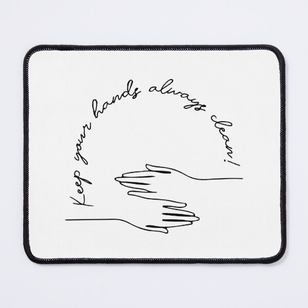 Item preview, Keep your hands always clean (black) designed and sold by didijuca.