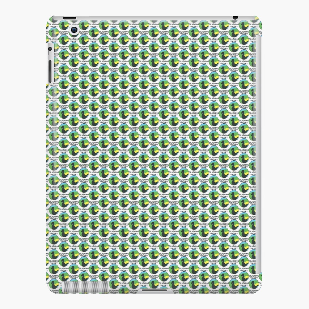 Siligong Valley logo w/text black iPad Case & Skin