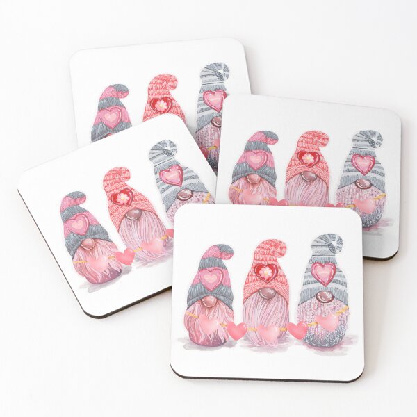 Item preview, Cute Valentine's Day Gnomes designed and sold by silviaol.