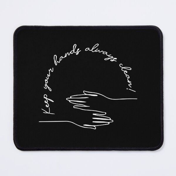 Item preview, Keep your hands always clean (white) designed and sold by didijuca.