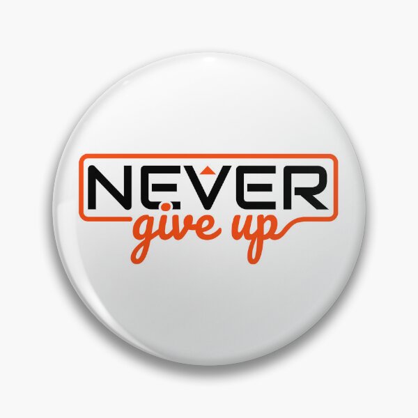 Item preview, Never Give Up Positive Words Quotes designed and sold by halleinstyle.