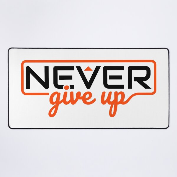 Item preview, Never Give Up Positive Words Quotes designed and sold by halleinstyle.