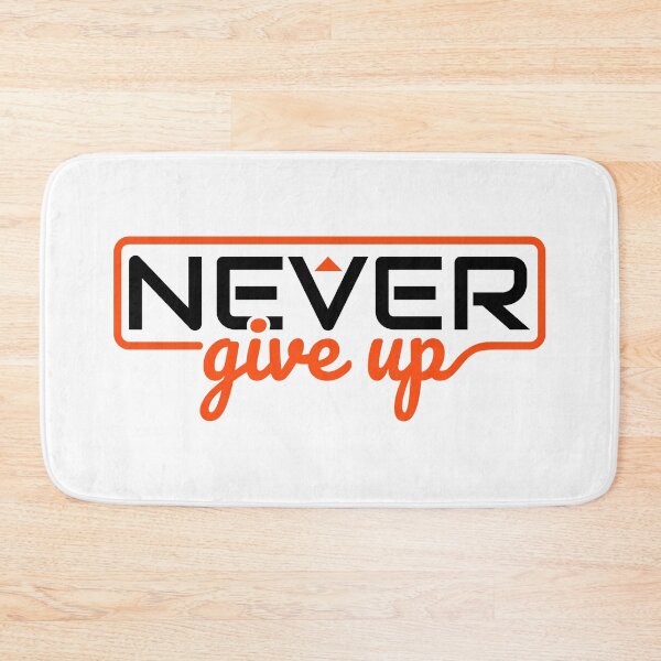 Item preview, Never Give Up Positive Words Quotes designed and sold by halleinstyle.