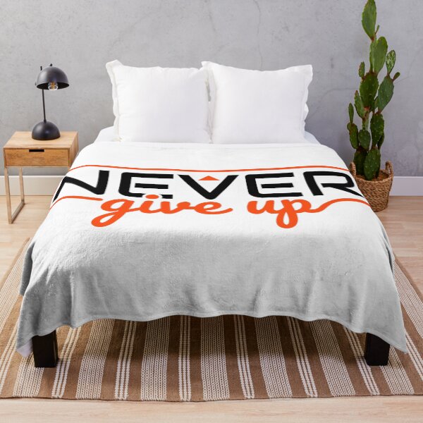 Item preview, Never Give Up Positive Words Quotes designed and sold by halleinstyle.