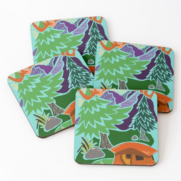 Item preview, Camping Tent with Mountain View designed and sold by Art of Camping Now.