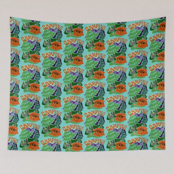 Item preview, Camping Tent with Mountain View designed and sold by Art of Camping Now.