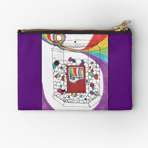 Rainbow Beans by Haley Zipper Pouch