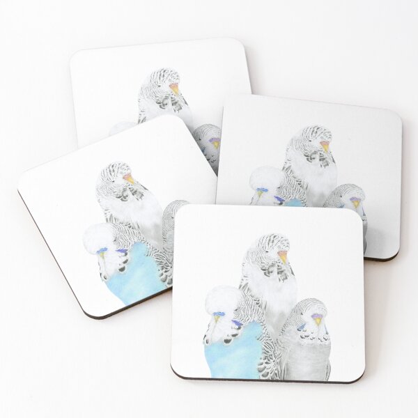 Item preview, Budgie family.   designed and sold by ArtbyLeanneWB.