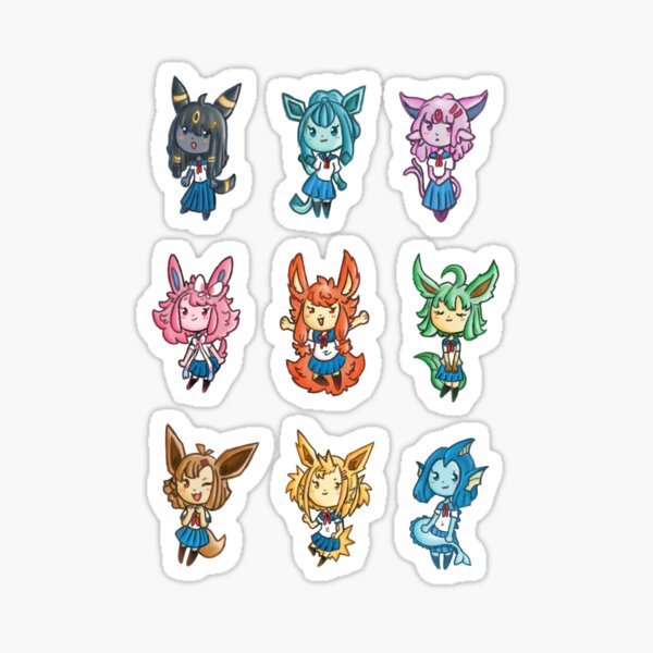 eeveelution drinks stickers☆NEOGEOPET