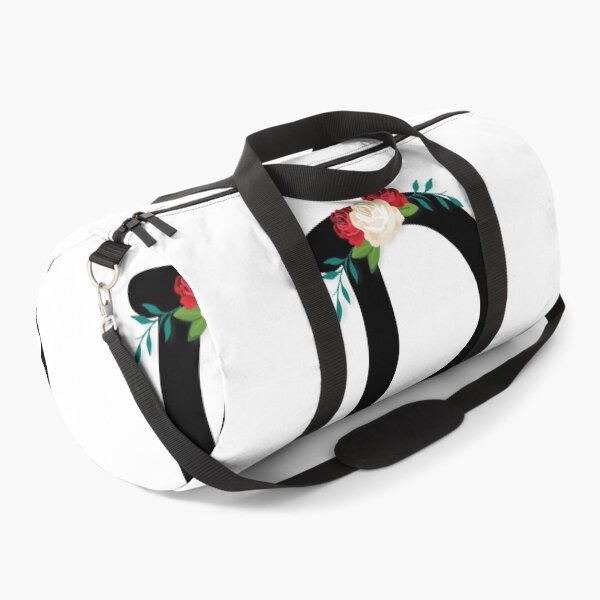 Item preview, Floral Black Monogram D designed and sold by ModernStyleBoho.