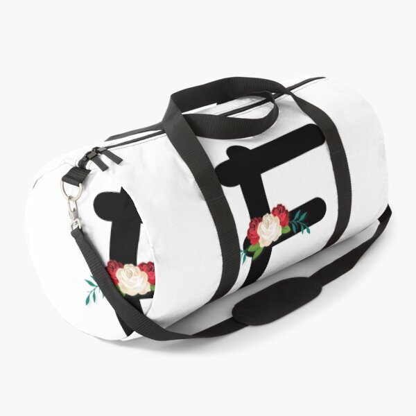 Item preview, Floral Black Monogram E designed and sold by ModernStyleBoho.