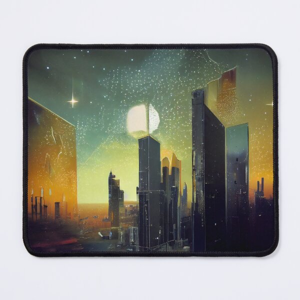 Item preview, Abstract Cityscape in the Stars designed and sold by Foodcolored.