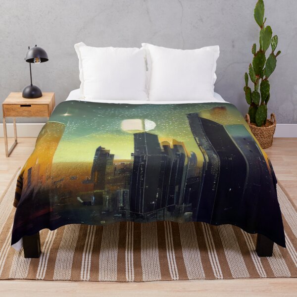 Item preview, Abstract Cityscape in the Stars designed and sold by Foodcolored.