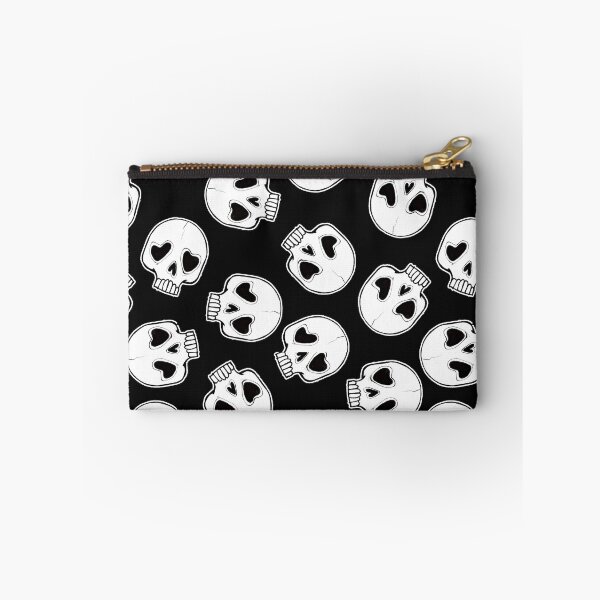 Item preview, Heart Eye Skull Pattern Black designed and sold by Kirin-Riki.