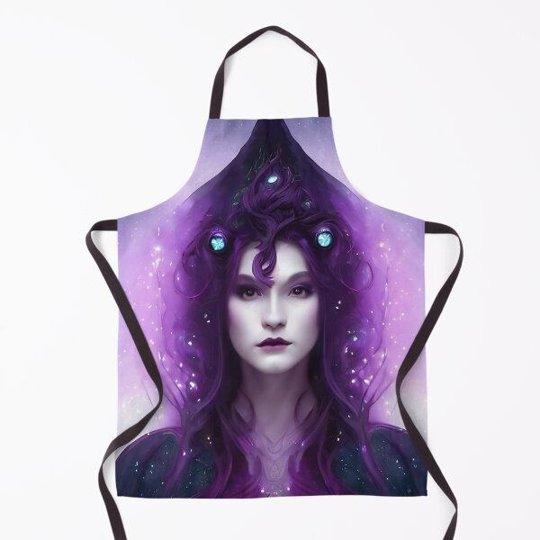 Item preview, Magical, fantasy, witchy lady in purple designed and sold by simoniff.