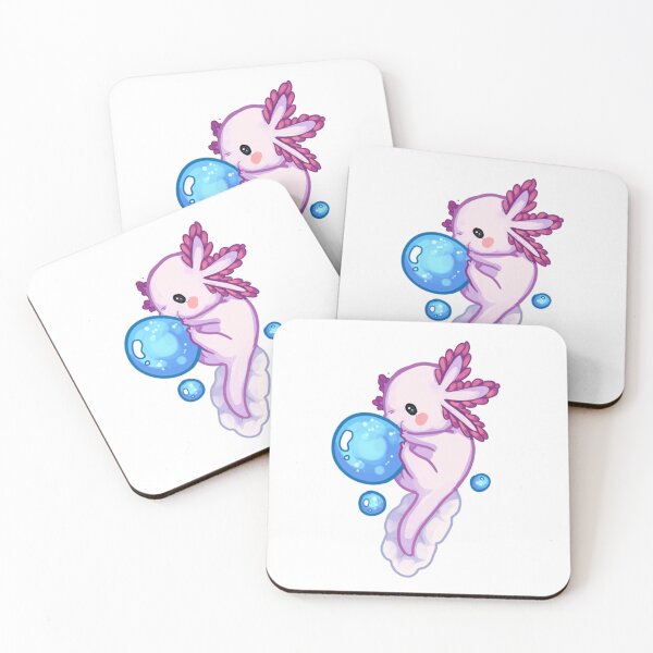 Item preview, Axolotl Happy Cute Salamander designed and sold by ABZDesigner.