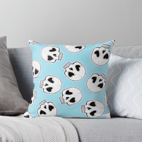 Item preview, Heart Eye Skull Pattern Blue designed and sold by Kirin-Riki.