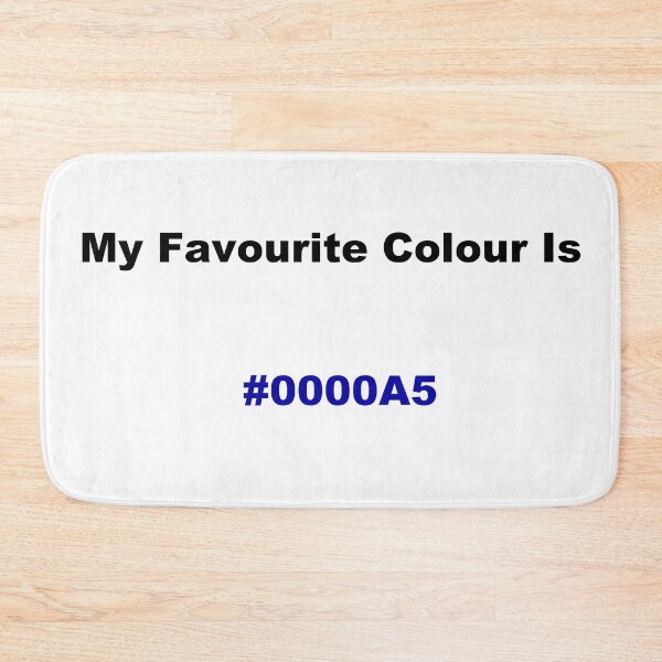 Item preview, My Favourite Colour Is #0000A5 designed and sold by kiippers.