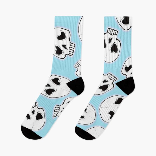 Item preview, Heart Eye Skull Pattern Blue designed and sold by Kirin-Riki.