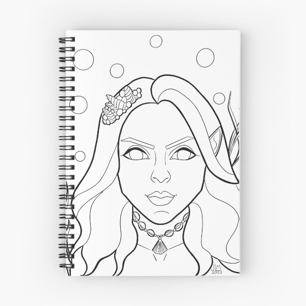 Item preview, Purple Siren linework designed and sold by Elyssandariel.